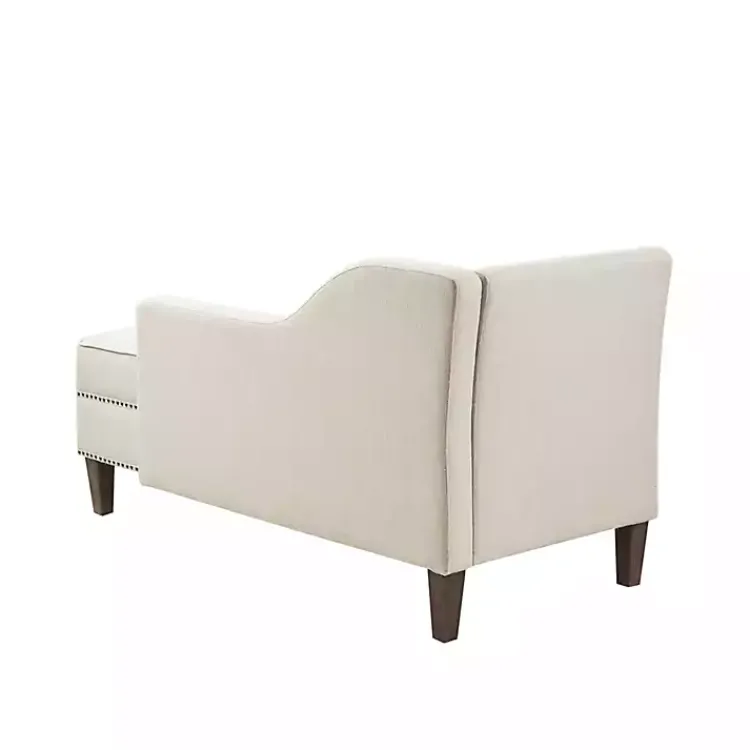 Kirklands Home Natural Brett Accent Chaise Lounge Tan Sale