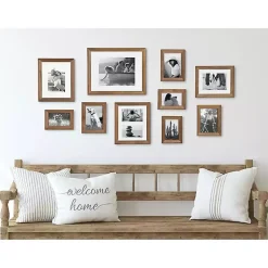 Kirklands Home Natural 10-pc. Gallery Wall Frame Set Brown Outlet