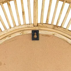 Kirklands Home Natural Cane Arched Wall Mirror