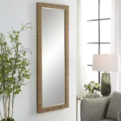 Kirklands Home Natural Coastal Full-Length Wall Mirror Discount