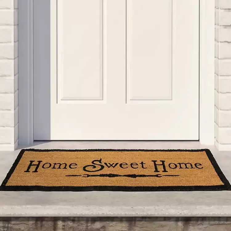 Kirklands Home Natural Coir Home Sweet Home Doormat Discount