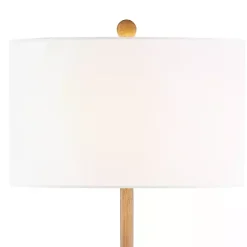 Kirklands Home Natural Contemporary Floor Lamp White New