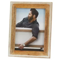 Picture Frames>Kirklands Home Natural Distressed Picture Frame, 5x7 Tan