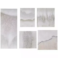 Kirklands Home Natural Essence Canvas Art Prints, Set of 5 Gray Outlet
