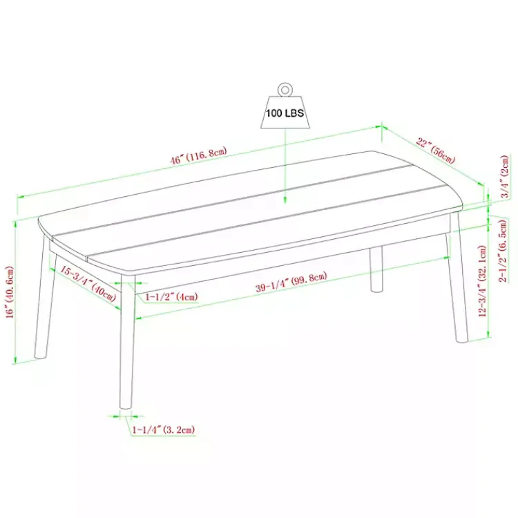 Kirklands Home Natural Eucalyptus Wood Outdoor Coffee Table Tan Online