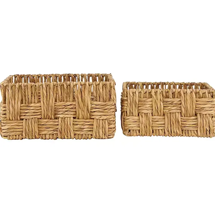 Baskets & Boxes>Kirklands Home Natural Fibers 2-pc. Jute Basket Set Brown