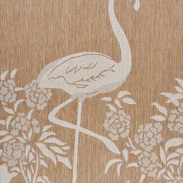 Kirklands Home Natural Flamingo Indoor/Outdoor Area Rug, 5x7 Best