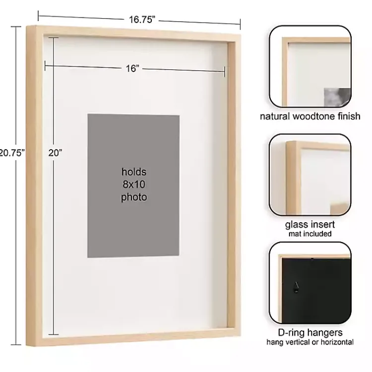 Kirklands Home Natural Gibson 3-pc. Gallery Wall Frame Set Best