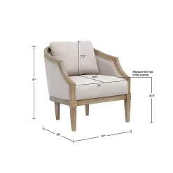 Kirklands Home Natural Hemp Martha Stewart Accent Chair Tan Online