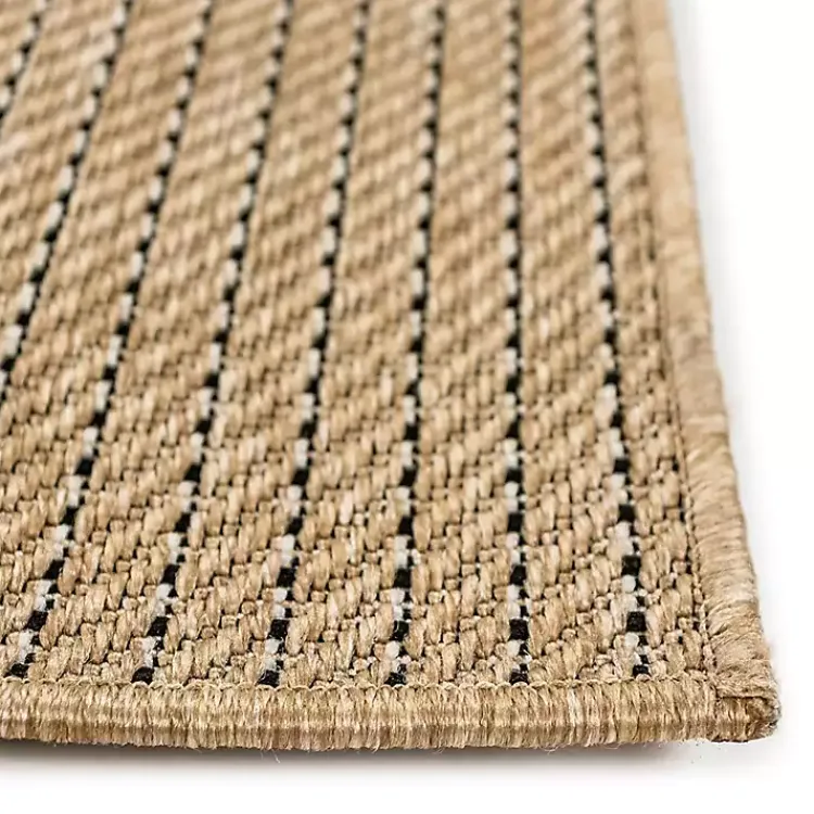 Kirklands Home Natural Intertwined Santal Outdoor Area Rug, 7x9 Tan Clearance