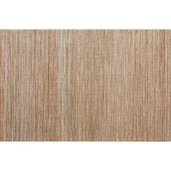 Kirklands Home Natural Jute and Wool Woven Area Rug, 5x8 Brown New