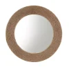 Kirklands Home Natural Jute Round Wall Mirror Outlet