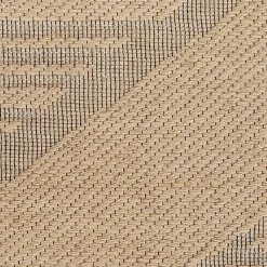 Kirklands Home Natural Jute Woven Diamond Area Rug, 5x7