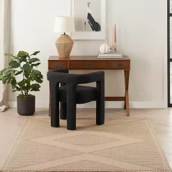 Kirklands Home Natural Jute Woven Diamond Area Rug, 5x7