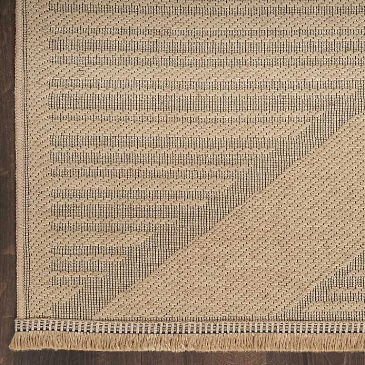 Kirklands Home Natural Jute Woven Diamond Area Rug, 7x9 Best