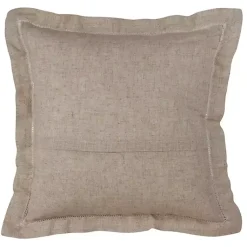Pillows>Kirklands Home Natural Linen Down Hemstitched Pillow, 20 in. Tan