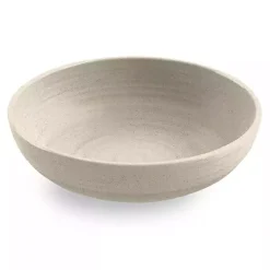 Kirklands Home Natural Madden Melamine Low Bowls, Set of 6 Tan New