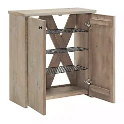 Kirklands Home Natural Mango Wood Shoe Cubbie