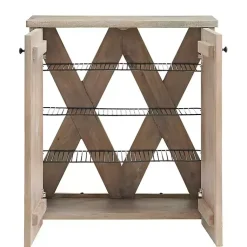 Kirklands Home Natural Mango Wood Shoe Cubbie