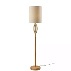 Kirklands Home Natural Mayfair Open Floor Lamp Tan Best