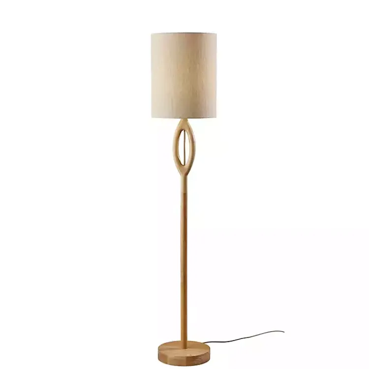 Kirklands Home Natural Mayfair Open Floor Lamp Tan Best