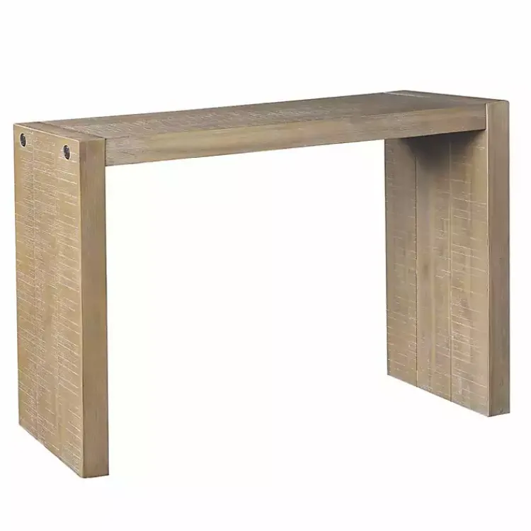 Kirklands Home Natural Monterey Console Table Tan Hot