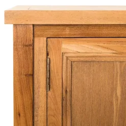 Kirklands Home Natural Oak 4-Drawer Charlotte Sideboard Brown Discount