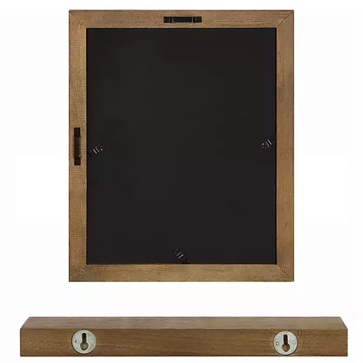 Kirklands Home Natural 10-pc. Gallery Wall Frame and Shelf Set Brown Hot