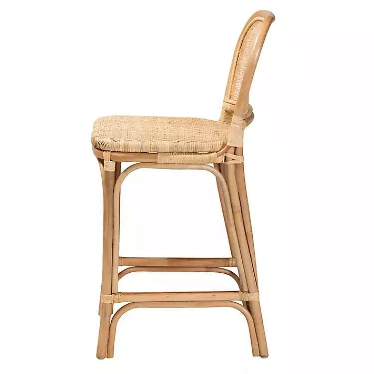 Kirklands Home Natural Rat Adrena Counter Stool Tan Best