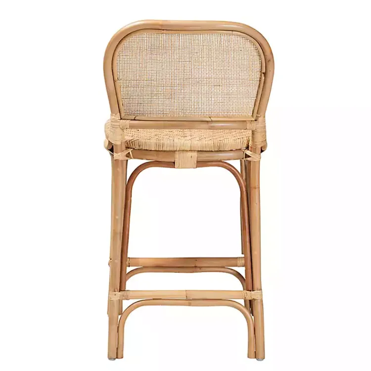 Kirklands Home Natural Rat Adrena Counter Stool Tan Best