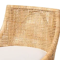 Kirklands Home Natural Rattan Bella Swivel Bar Stool White Online