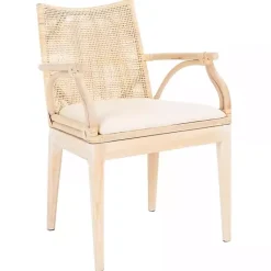 Kirklands Home Natural Rattan Gianna Accent Chair White Best