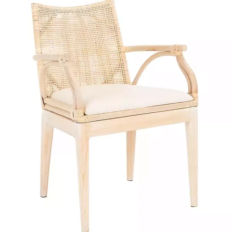 Kirklands Home Natural Rattan Gianna Accent Chair White Best