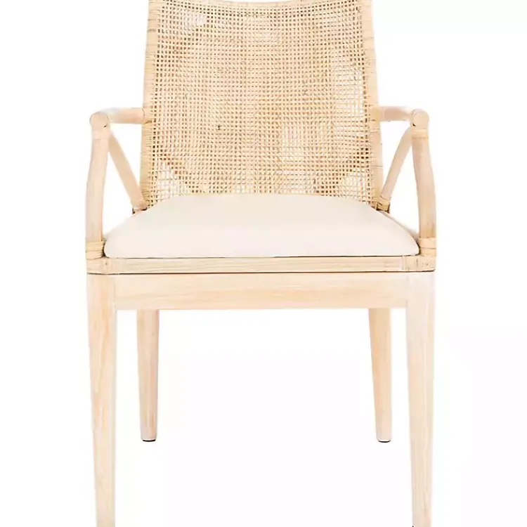 Kirklands Home Natural Rattan Gianna Accent Chair White Best