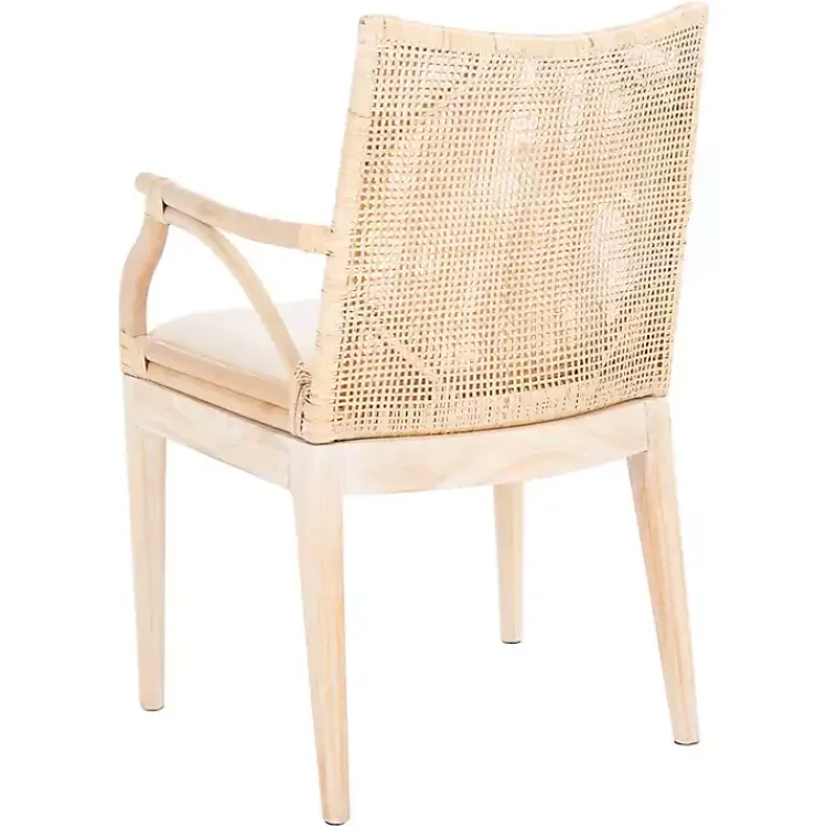 Kirklands Home Natural Rattan Gianna Accent Chair White Best