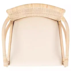 Kirklands Home Natural Rattan Gianna Accent Chair White Best