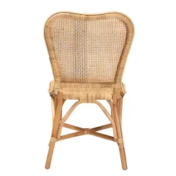 Kirklands Home Natural Rat Woven Irene Dining Chair Tan Discount