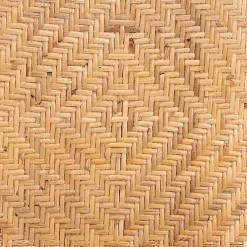 Kirklands Home Natural Rat Woven Irene Dining Chair Tan Discount