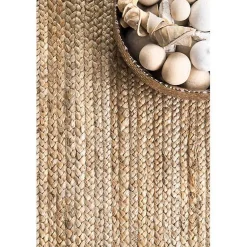 Kirklands Home Natural Reno Woven Area Rug, 4x6 Tan Discount