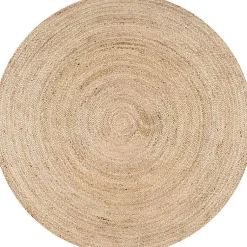 Kirklands Home Natural Reno Woven Round Area Rug, 6 ft. Tan