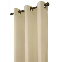 Kirklands Home Natural Room Darkening Curtain Panel Set, 84 in. Tan Outlet
