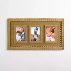 Collage Frames>Kirklands Home Natural Scalloped Edge Collage Frame Brown