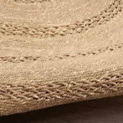 Kirklands Home Natural Seagrass Indoor/Outdoor Area Rug, 4x4 Tan Outlet