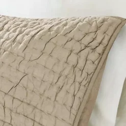 Kirklands Home Natural Serene Quilted 3-pc. Queen Coverlet Set Tan Discount