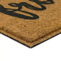 Kirklands Home Natural Shut the Front Door Doormat Tan Online