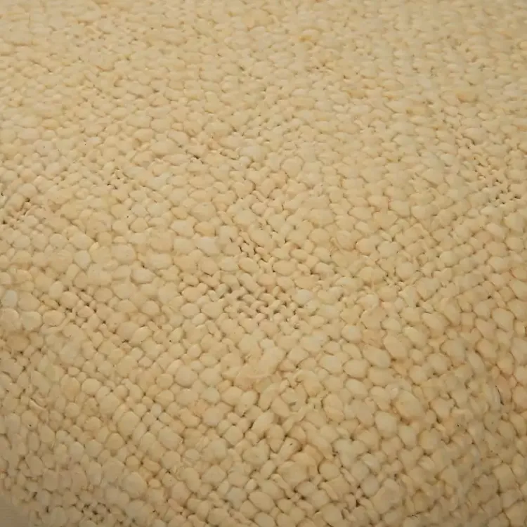 Pillows>Kirklands Home Natural Soft Nubby Woven Pillow Tan