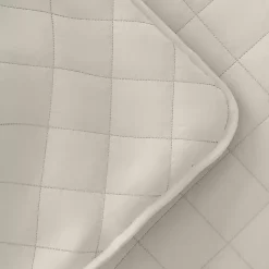 Kirklands Home Natural Stitched Diamond 3-pc. King Quilt Set Ivory Sale