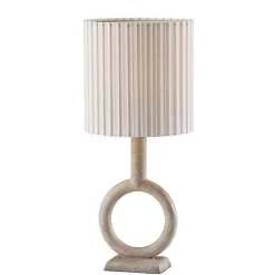 Kirklands Home Natural Stone Ring Ellie Table Lamp Brown Clearance