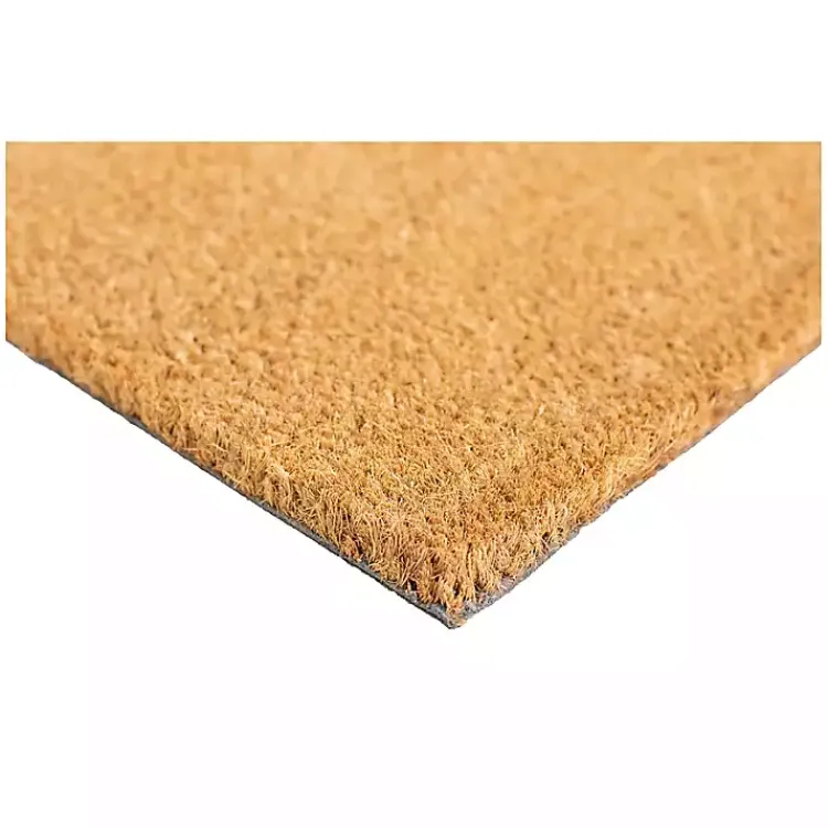 Halloween>Kirklands Home Natural Coir Skull Doormat Tan