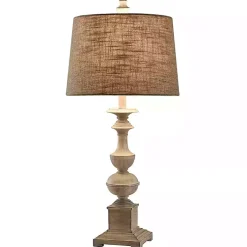 Kirklands Home Natural Traditional Farmhouse Table Lamp Tan Sale